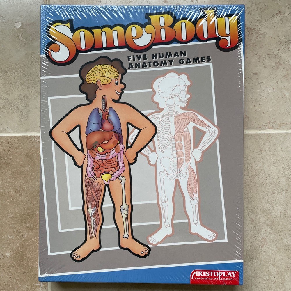 ARISTOPLAY Somebody Board Game Five Human Anatomy Body Muscle Bones Match Games